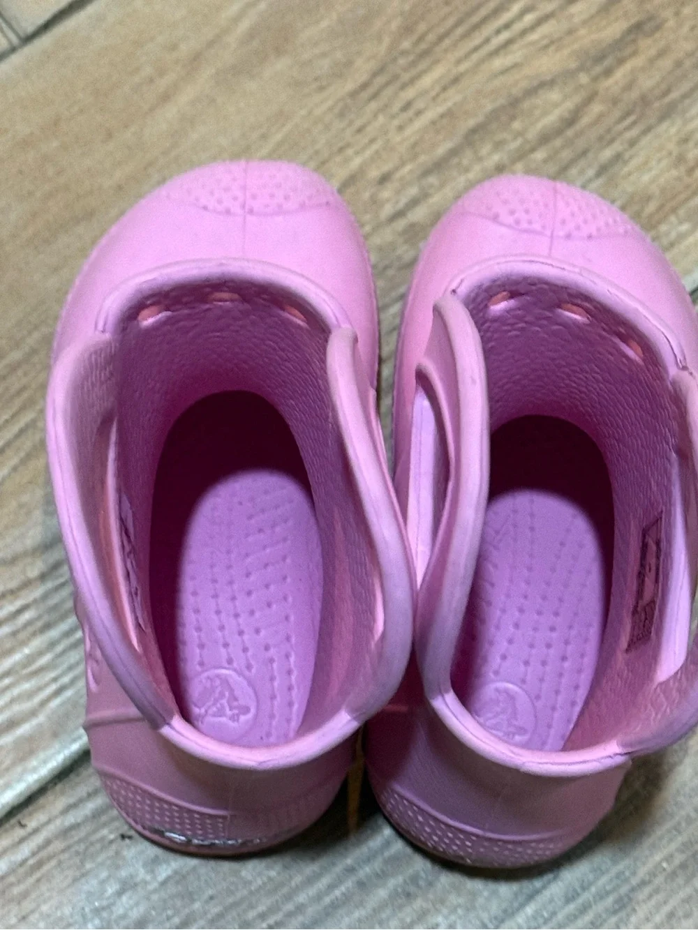 CROCS Kids Pink Waterproof Rain Boots